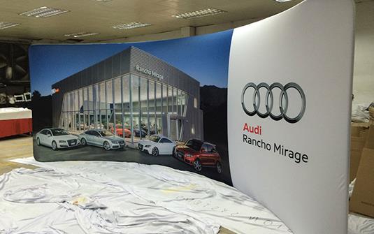 Dye Sublimation Slight Stretch Display Fabric