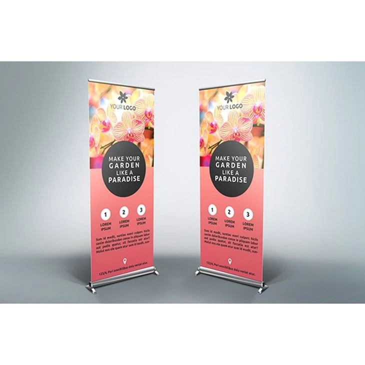 White Back Blockout Polyester Fabric Banner