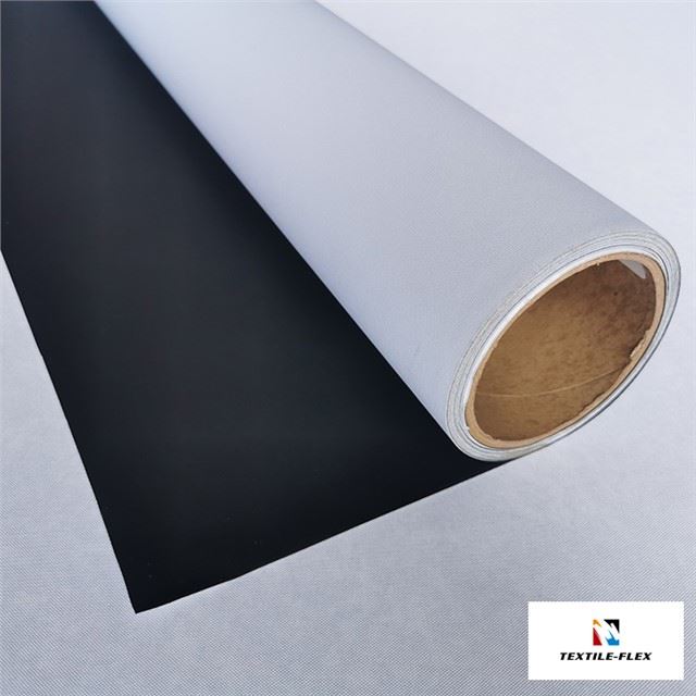 Kain Penghalang Belakang Hitam Rajutan 260gsm