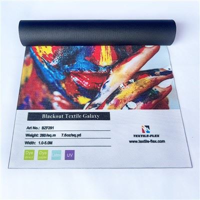 Kain Latar Belakang Hitam 260gsm